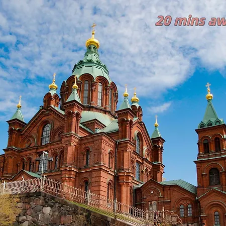 Apartment Private, Cozy, High Ceiling At The Heart Of Helsinki, Close To Nature & Sea, Amenities